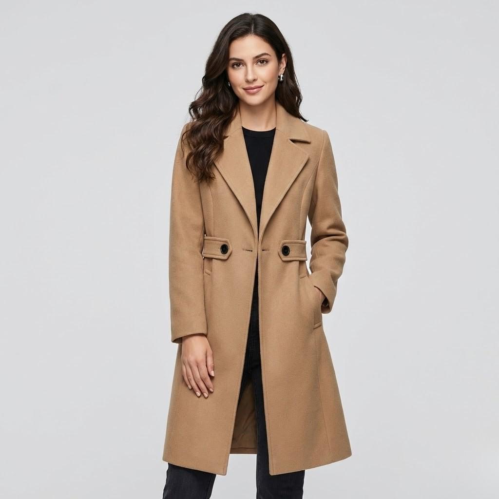 Casaco clássico em mistura de lã | Corte estruturado | Elegância intemporal