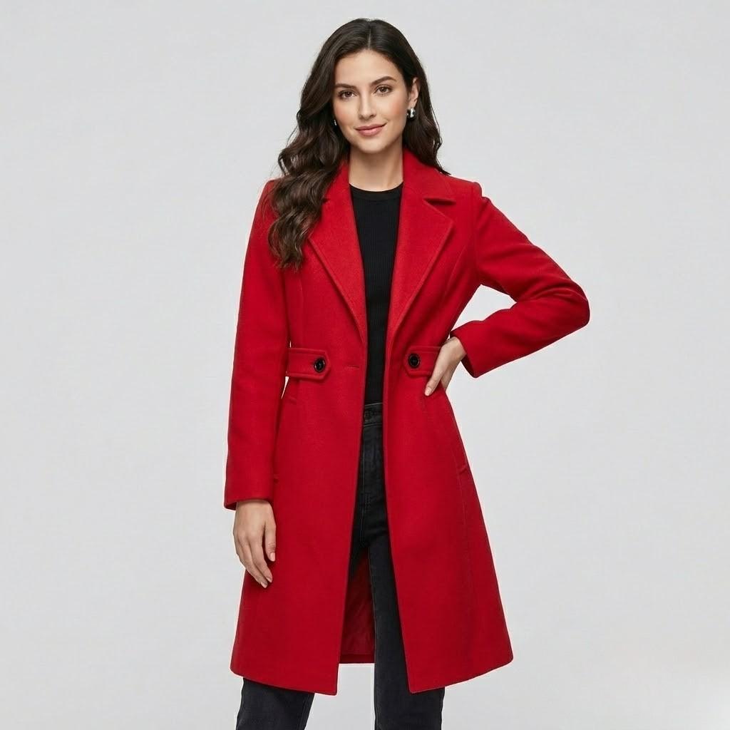 Casaco clássico em mistura de lã | Corte estruturado | Elegância intemporal