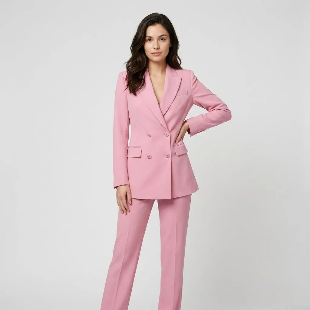 Fato Feminino Estruturado com Blazer Alongado para Presença Profissional