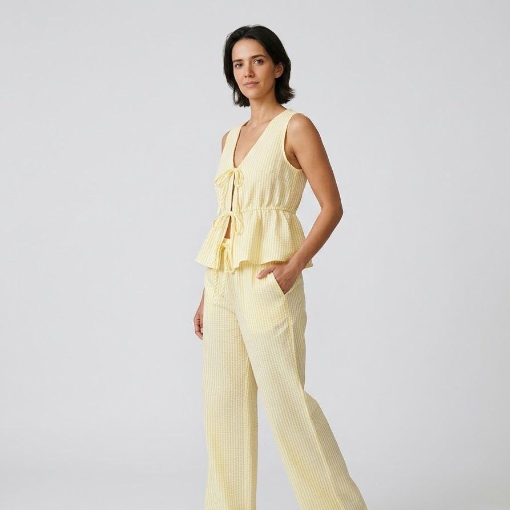 Conjunto Fluido de Duas Peças com Ajuste Suave e Conforto Total