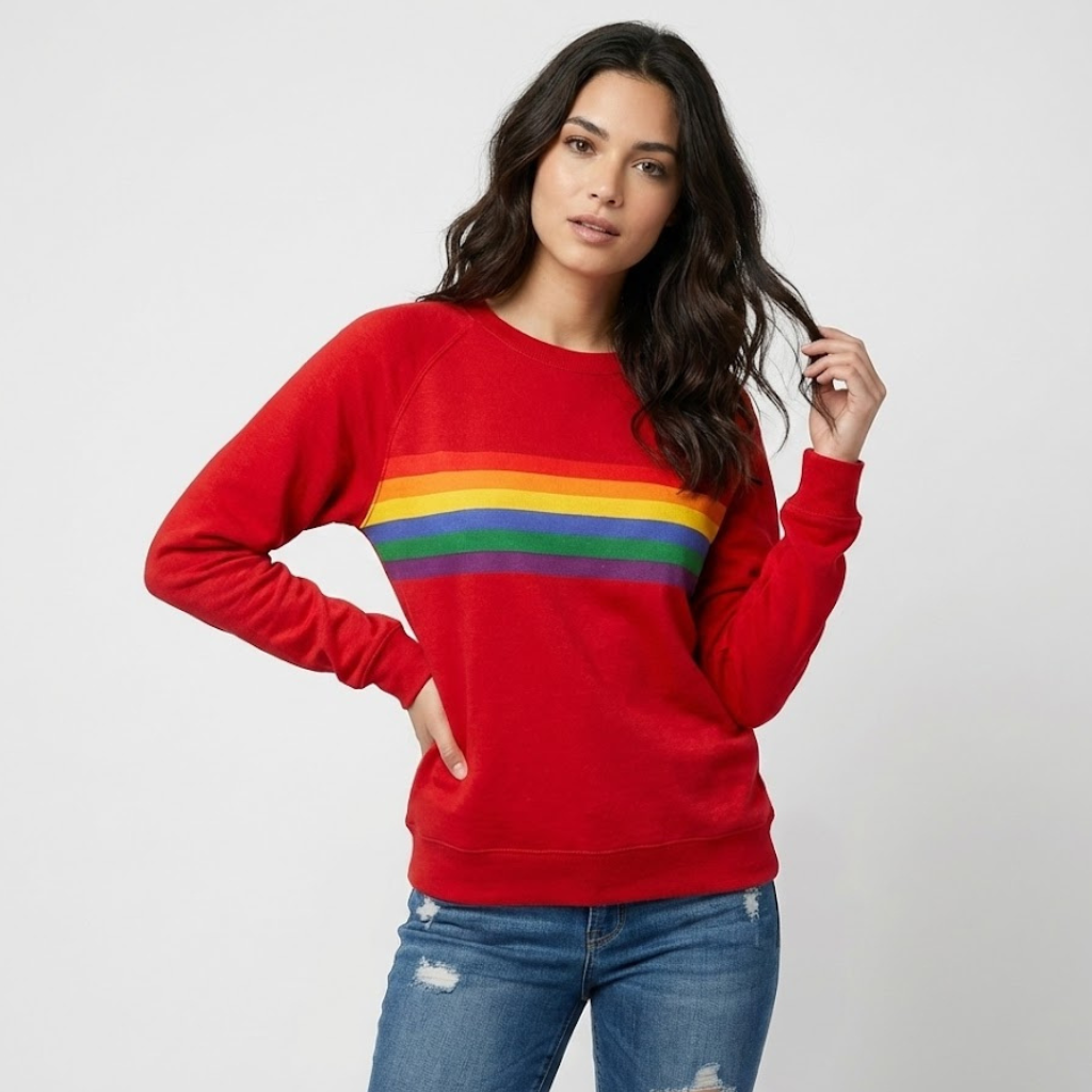 Camisola de malha com detalhe gráfico em mistura de algodão | Corte confortável | Casual contemporâneo