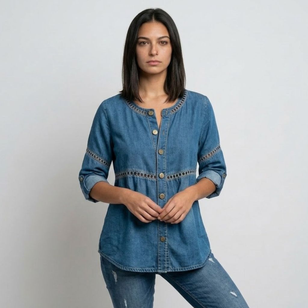 Blusa Camiseira com Detalhe Vazado para Conforto Casual