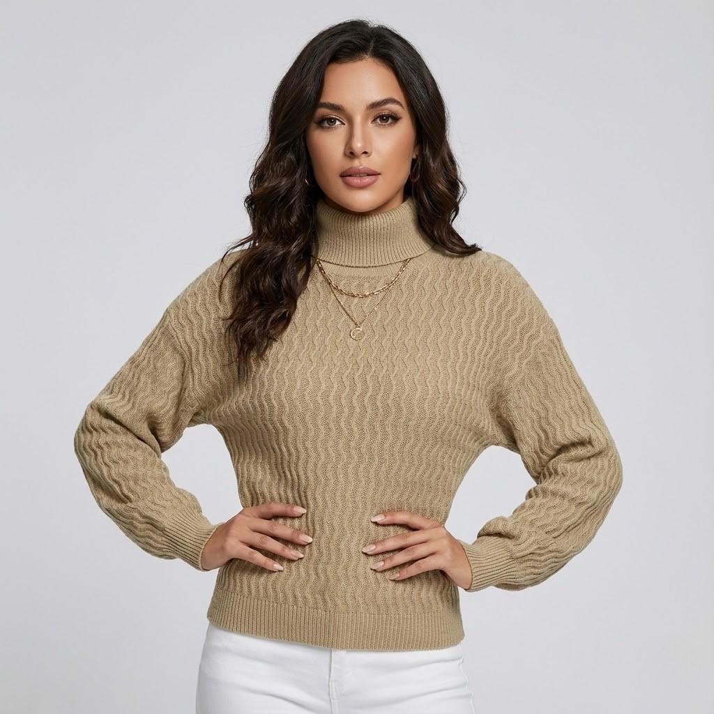 Camisola de malha em mistura de lã | Corte regular | Conforto elegante para o quotidiano