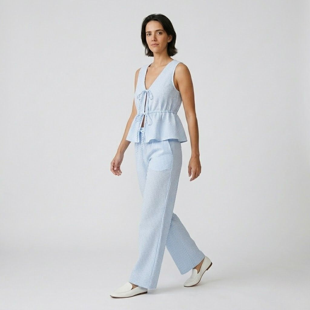 Conjunto Fluido de Duas Peças com Ajuste Suave e Conforto Total