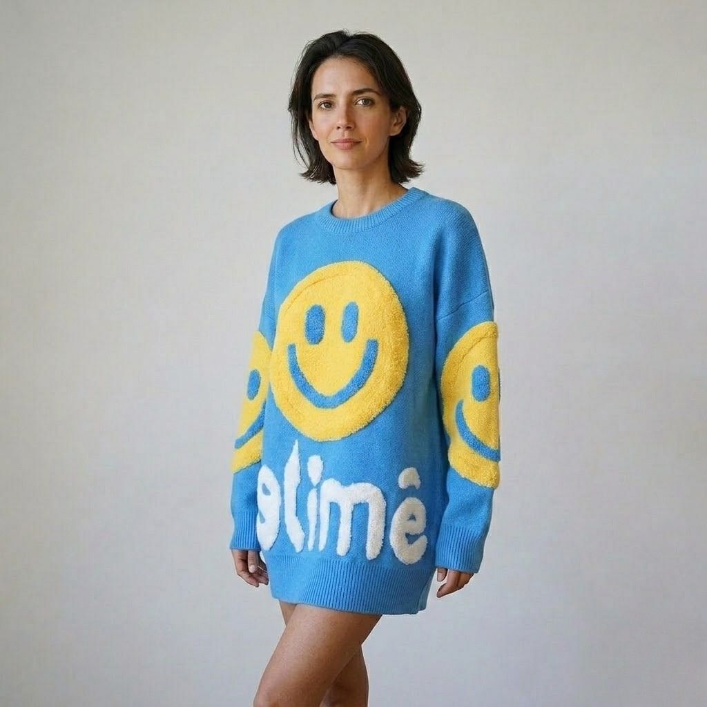Camisola Oversized com Estampa Gráfica e Conforto Máximo para Dias Descontraídos