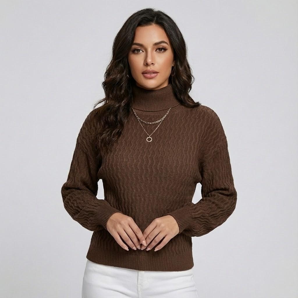 Camisola de malha em mistura de lã | Corte regular | Conforto elegante para o quotidiano