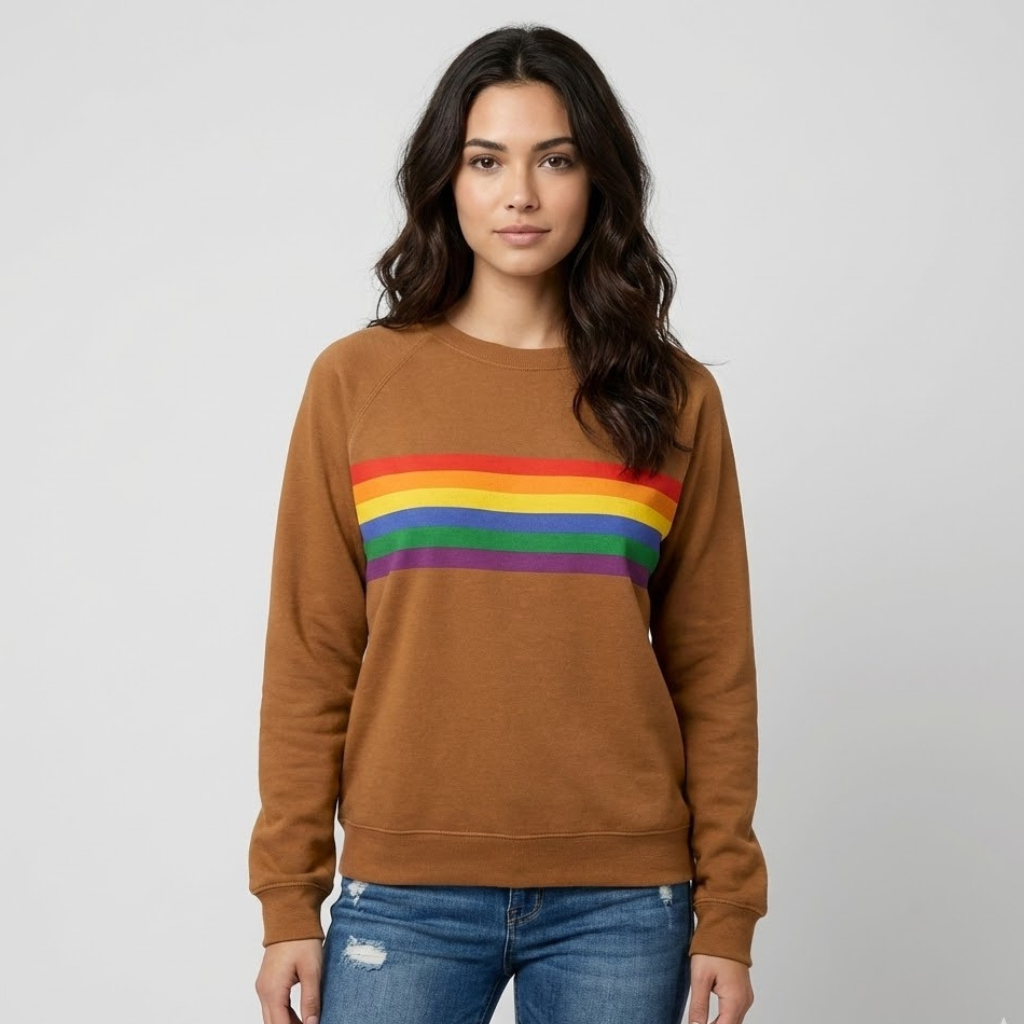 Camisola de malha com detalhe gráfico em mistura de algodão | Corte confortável | Casual contemporâneo