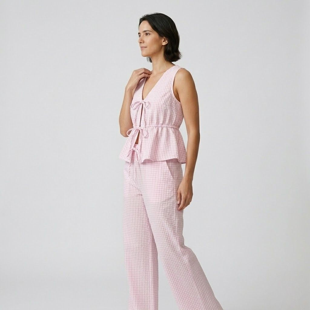 Conjunto Fluido de Duas Peças com Ajuste Suave e Conforto Total