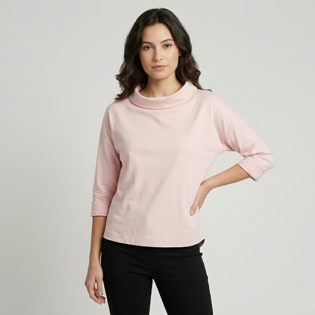 Camisola minimalista de malha suave | Corte solto | Elegância intemporal