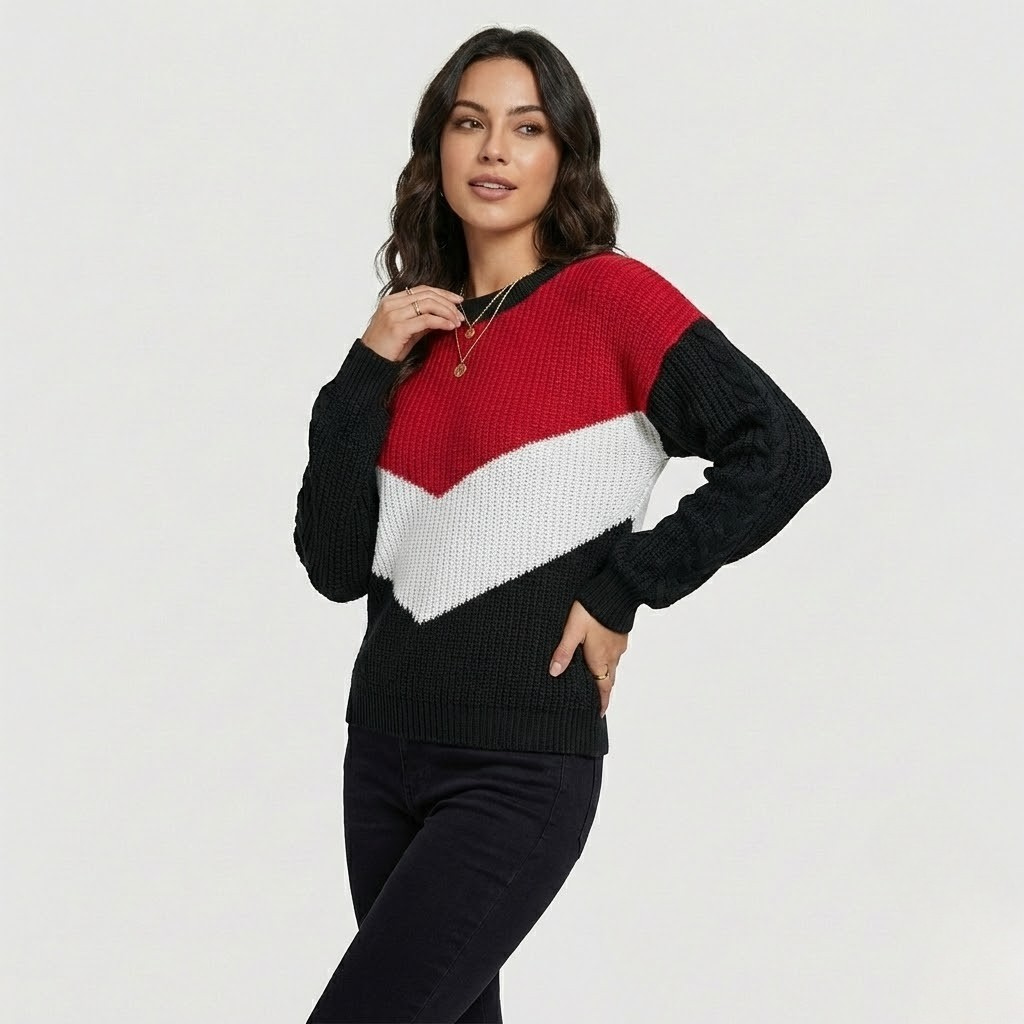 Camisola de malha suave | Corte descontraído | Estilo casual elegante