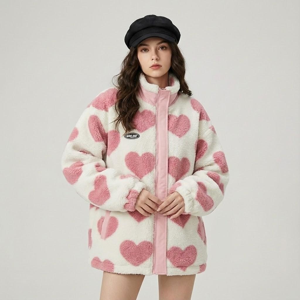 Casaco reversível acolchoado em mistura de algodão | Corte oversized | Dupla face versátil