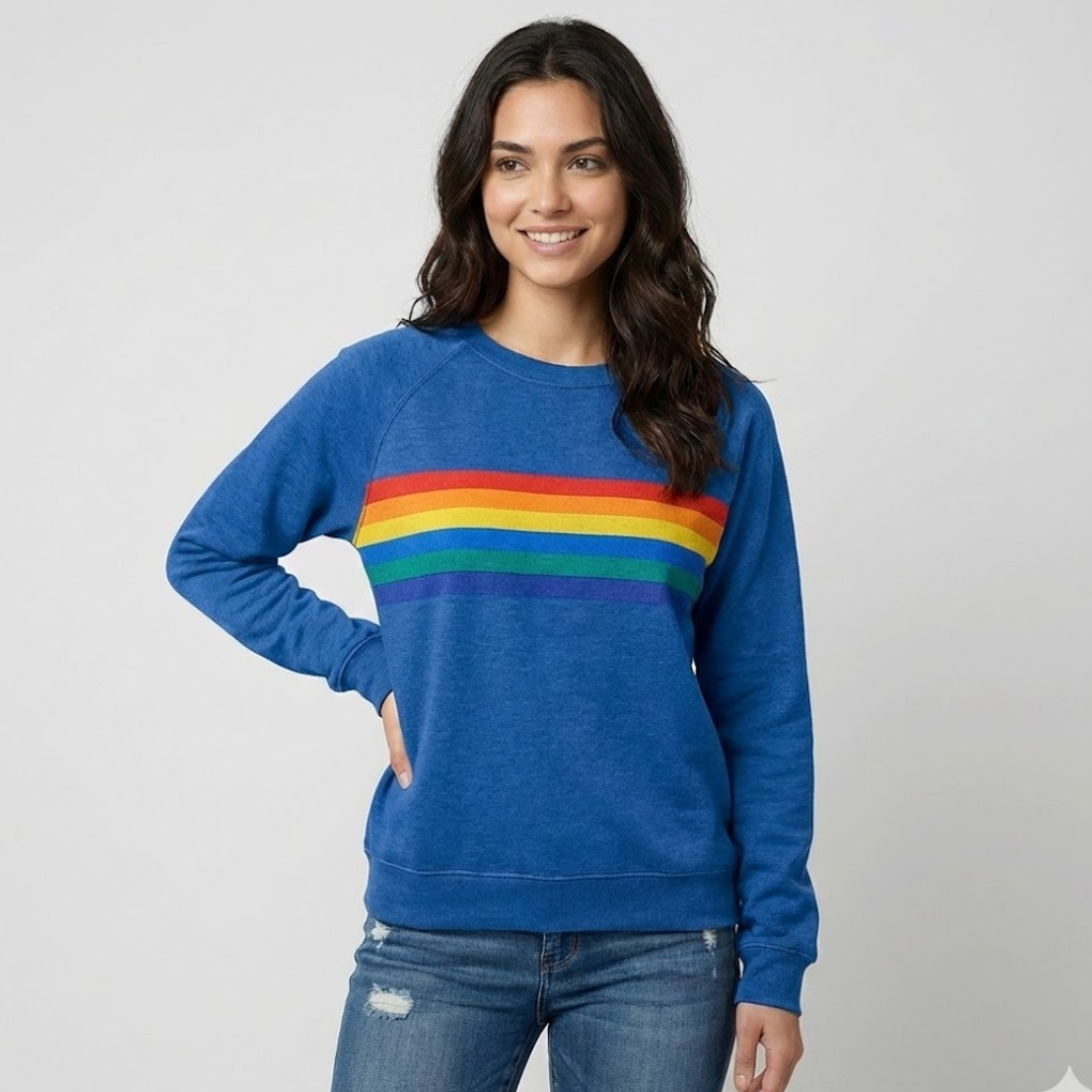 Camisola de malha com detalhe gráfico em mistura de algodão | Corte confortável | Casual contemporâneo