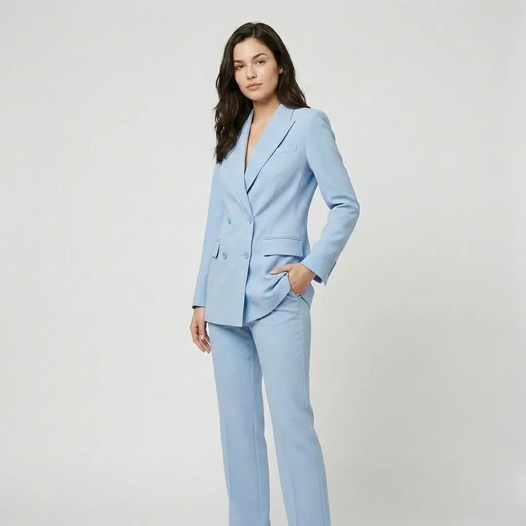 Fato Feminino Estruturado com Blazer Alongado para Presença Profissional