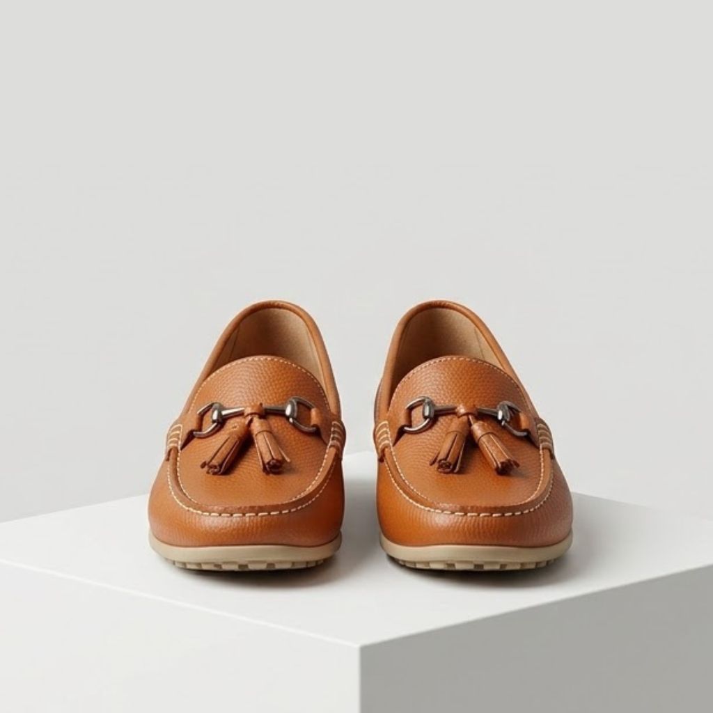 Mocassins Rasos com Aplicação Metálica e Conforto Prolongado