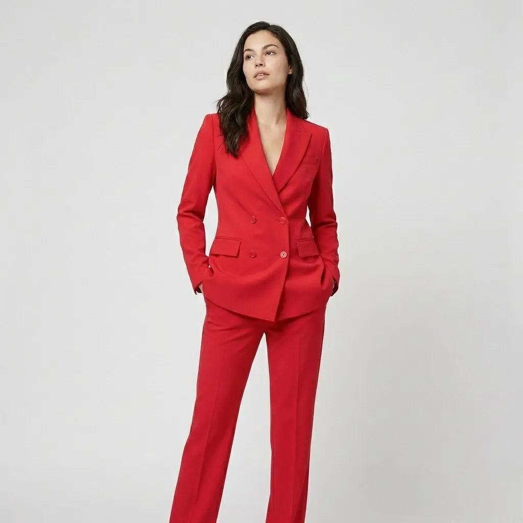 Fato Feminino Estruturado com Blazer Alongado para Presença Profissional